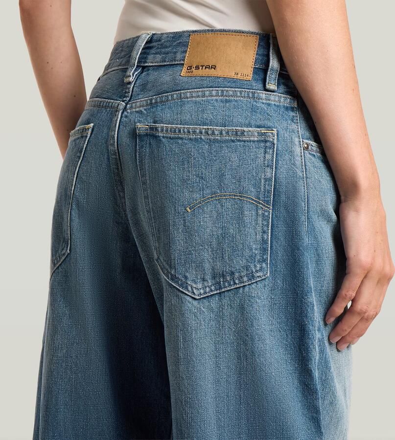 G-Star RAW Roxx Wide Jeans Midden blauw Dames - Foto 5