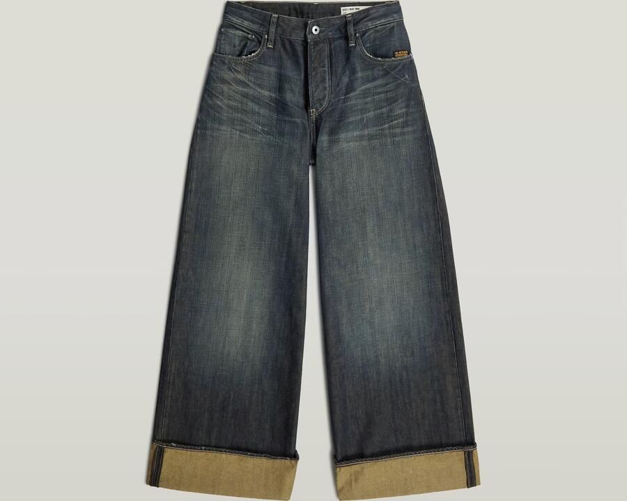 G-Star RAW Roxx Wide Jeans Midden blauw Dames - Foto 6