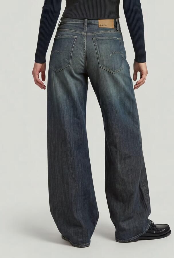 G-Star RAW Roxx Wide Jeans Midden blauw Dames - Foto 7