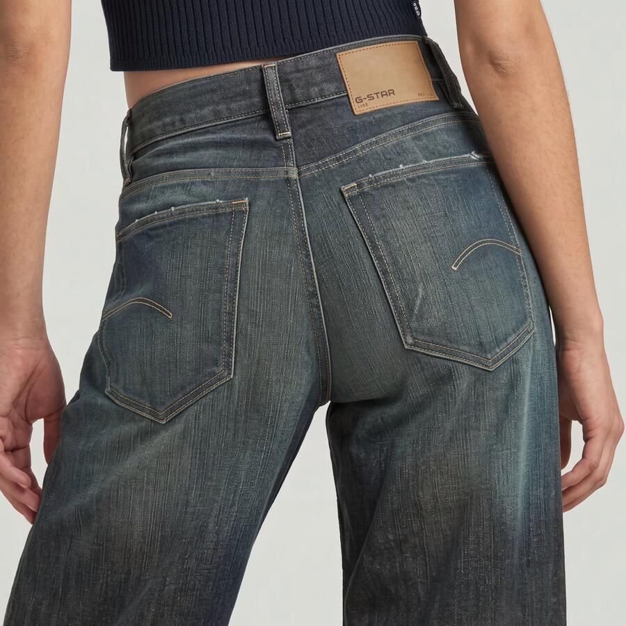 G-Star RAW Roxx Wide Jeans Midden blauw Dames - Foto 5