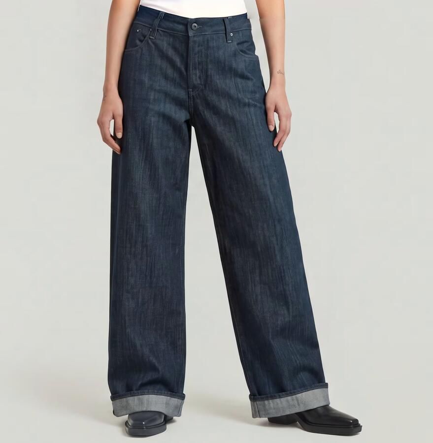 G-Star RAW Roxx Wide Neo Raw Jeans Donkerblauw Dames - Foto 3