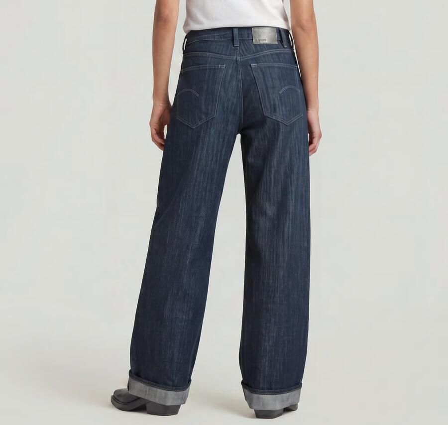 G-Star RAW Roxx Wide Neo Raw Jeans Donkerblauw Dames - Foto 4