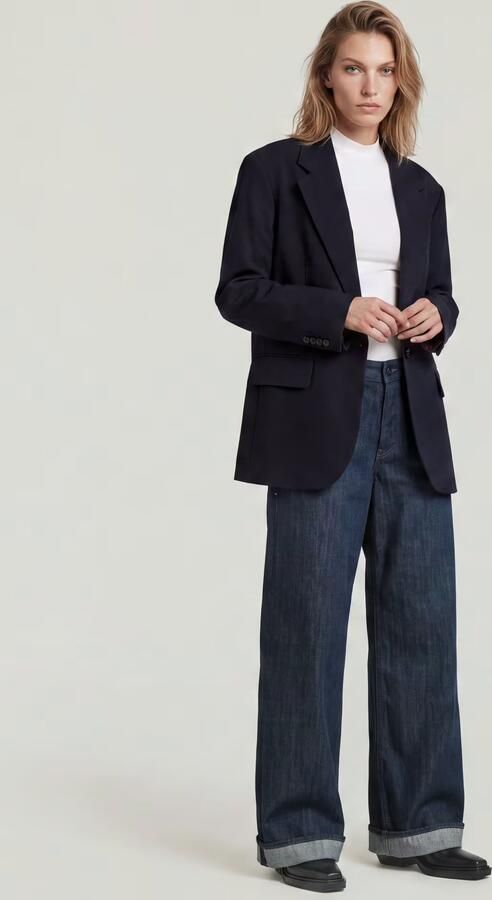 G-Star RAW Roxx Wide Neo Raw Jeans Donkerblauw Dames - Foto 6