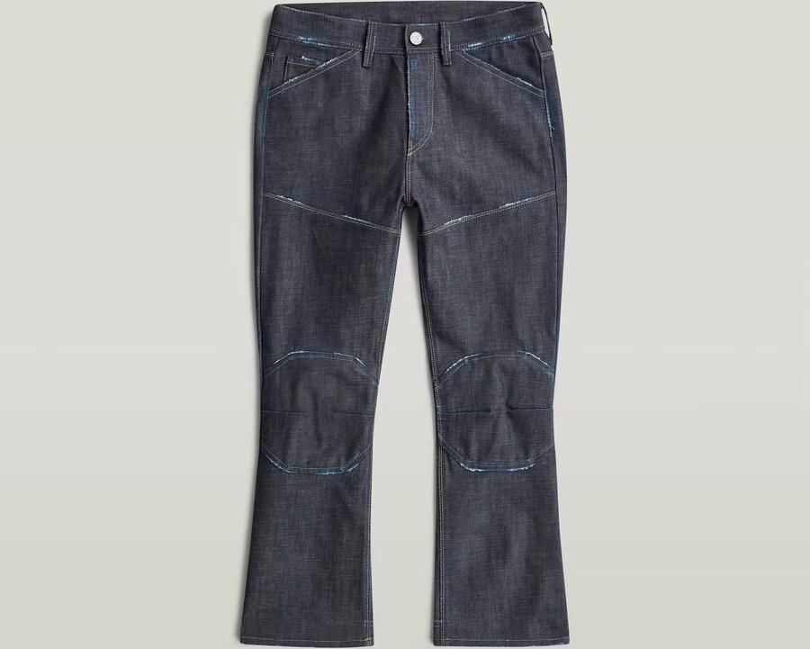 G-Star RAW RR 5620 Biker Kick Cropped Jeans Donkerblauw Dames - Foto 4