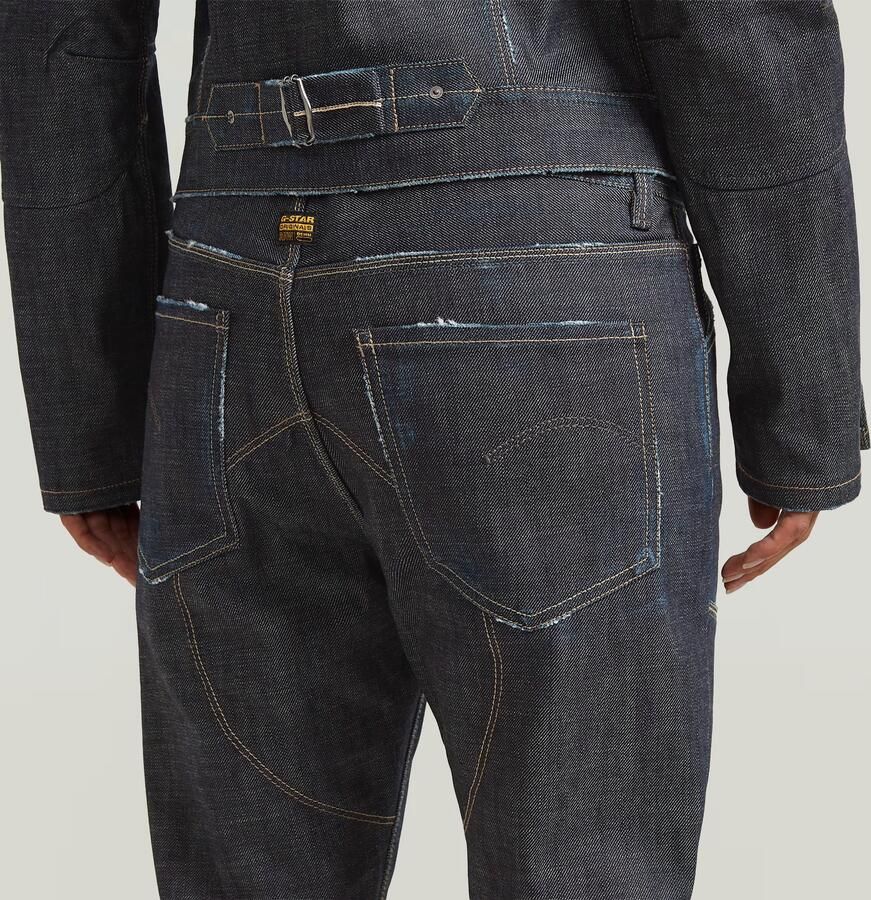 G-Star RAW RR 5620 Biker Kick Cropped Jeans Donkerblauw Dames - Foto 3