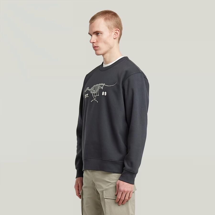 G-Star RAW Running Dog Sweater Donkerblauw Heren