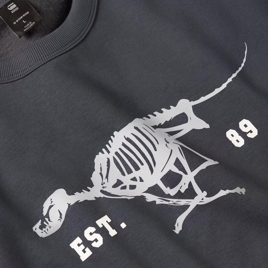 G-Star RAW Running Dog Sweater Donkerblauw Heren - Foto 2