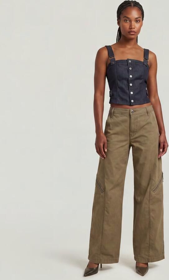 G-Star RAW S Seam Broek Bruin Dames - Foto 6