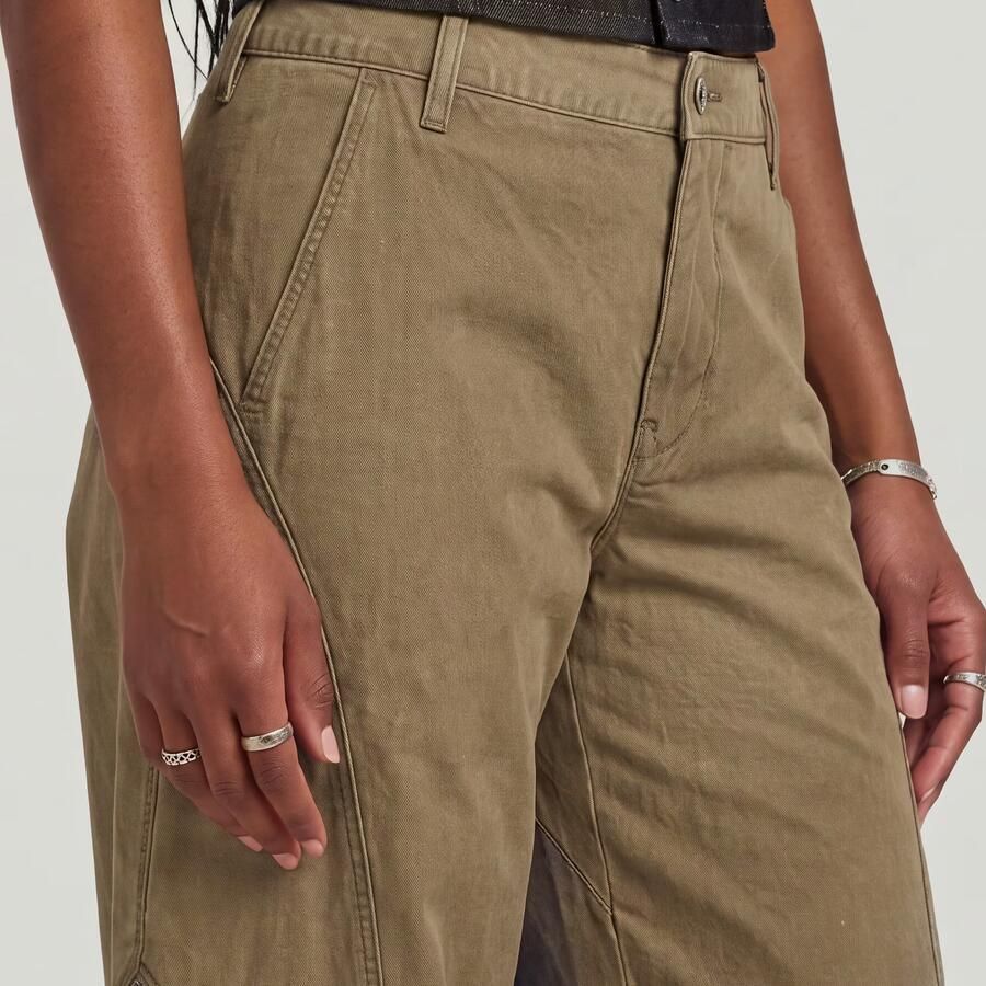 G-Star RAW S Seam Broek Bruin Dames - Foto 3