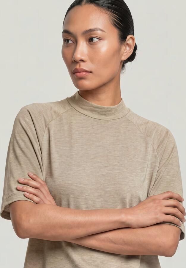 G-Star RAW Saddle Sleeve Boxy Top Beige Dames - Foto 5
