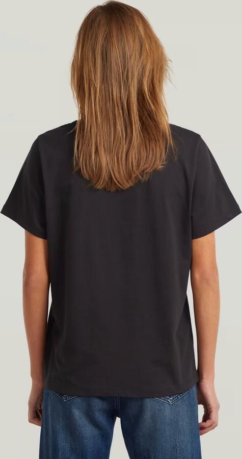 G-Star RAW Scoop Neck T-Shirt Zwart Dames - Foto 5