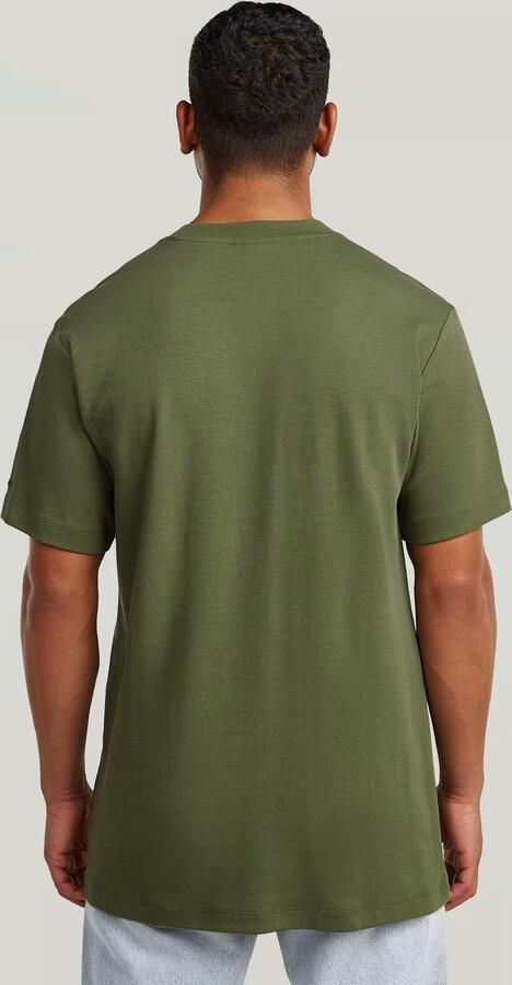 G-STAR RAW Heren Polo's & T-shirts Script Gr R T Khaki - Foto 9