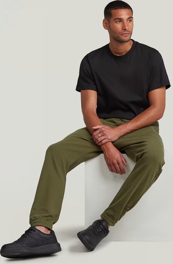 G-Star RAW Script Sweatpant Groen Heren - Foto 4