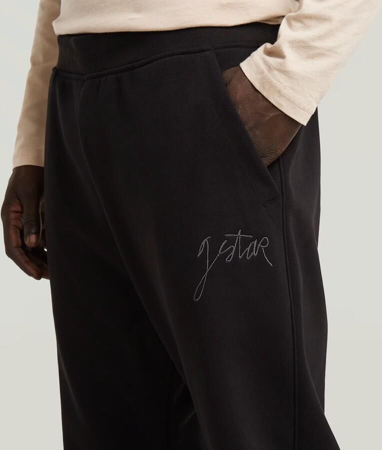 G-Star RAW Script Sweatpant Zwart Heren - Foto 2