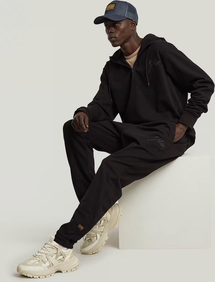G-Star RAW Script Sweatpant Zwart Heren - Foto 4