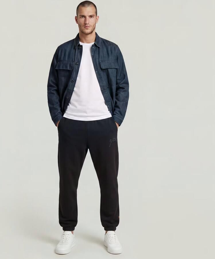 G-Star RAW Script Sweatpant Zwart Heren - Foto 6