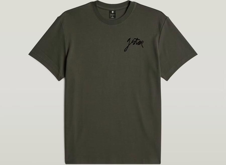G-Star RAW Script T-shirt Grijs Heren - Foto 3