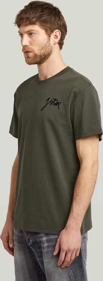 G-Star RAW Script T-shirt Grijs Heren - Foto 4