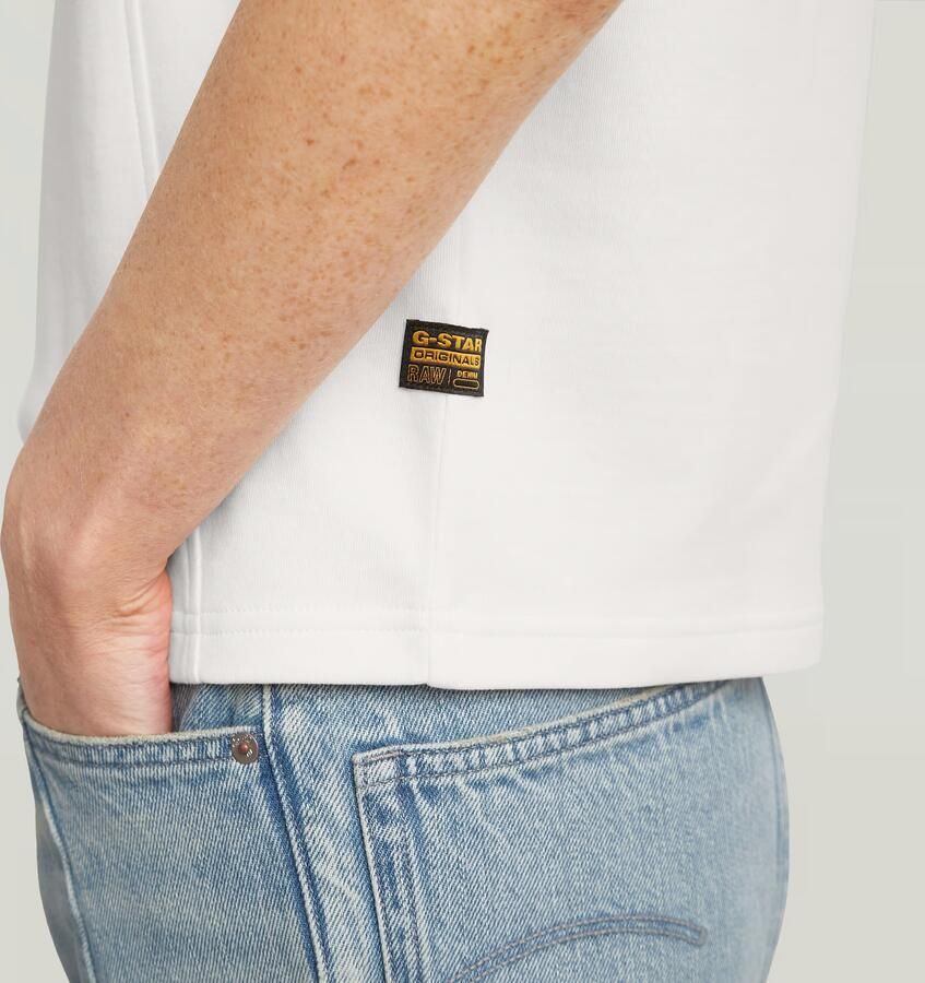 G-Star RAW Script T-shirt Wit Dames - Foto 3