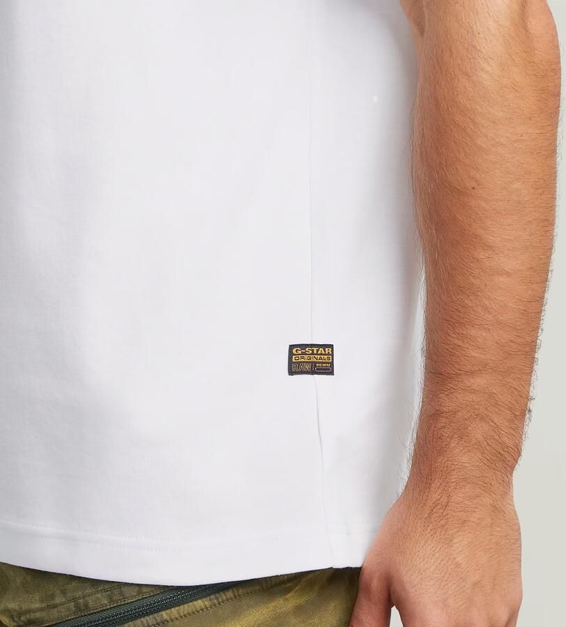 G-Star RAW T-shirt Script met ronde hals van katoen - Foto 2