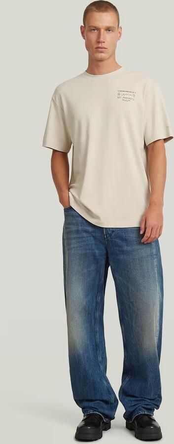 G-STAR RAW Heren Polo's & T-shirts Script Gr R T Zand - Foto 13
