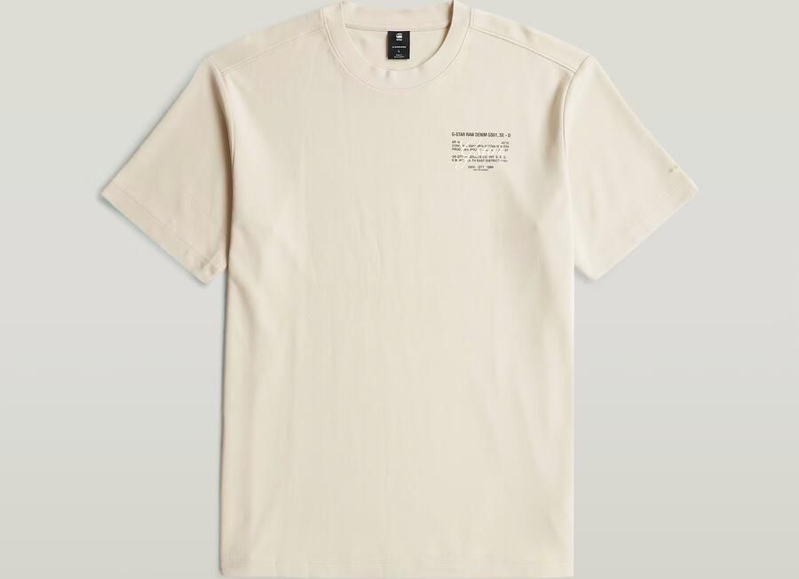G-STAR RAW Heren Polo's & T-shirts Script Gr R T Zand - Foto 10