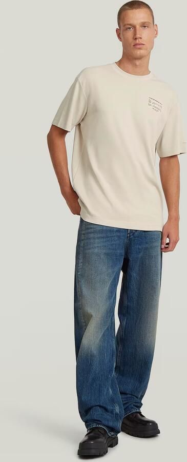 G-STAR RAW Heren Polo's & T-shirts Script Gr R T Zand - Foto 12
