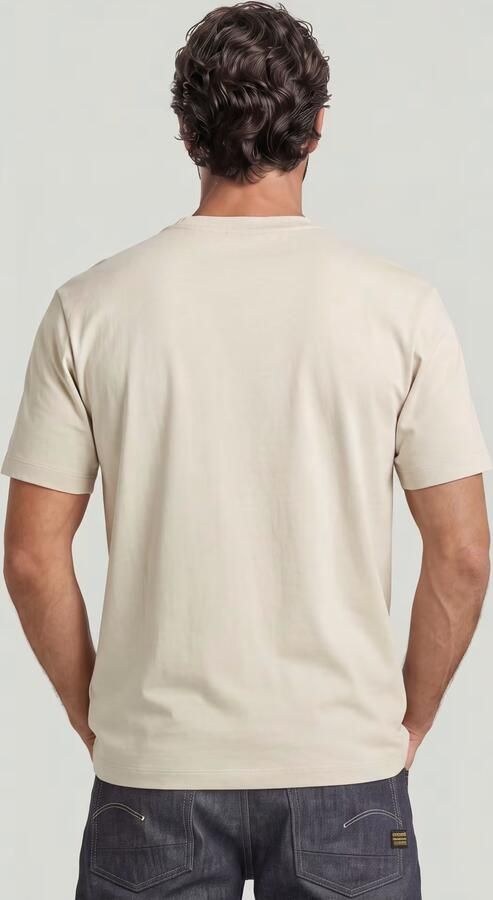G-STAR RAW Heren Polo's & T-shirts Script Gr R T Zand - Foto 11