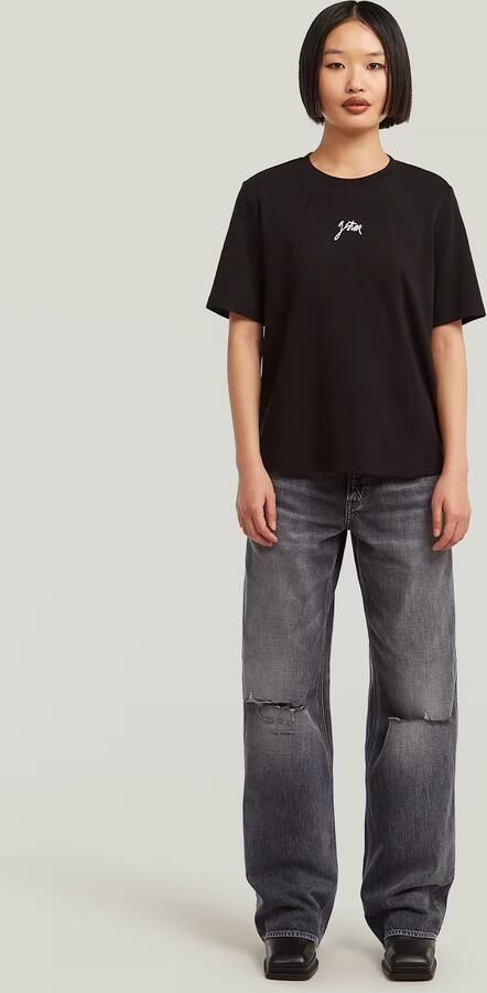 G-Star RAW Script T-shirt Zwart Dames - Foto 6