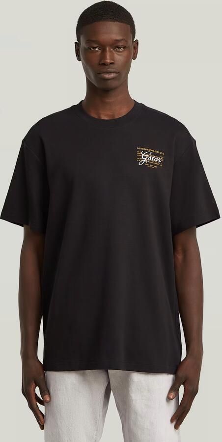 G-Star RAW Script T-Shirt Zwart Heren - Foto 4