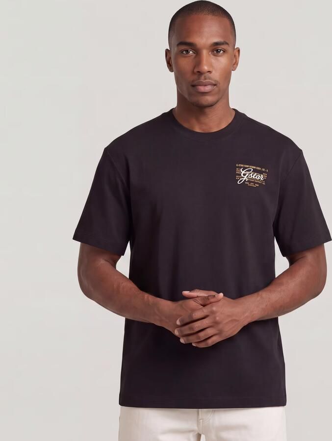G-Star RAW Script T-Shirt Zwart Heren - Foto 6