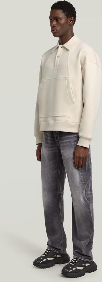 G-Star RAW Scuba Polo Collar Loose Sweater Wit Heren - Foto 6