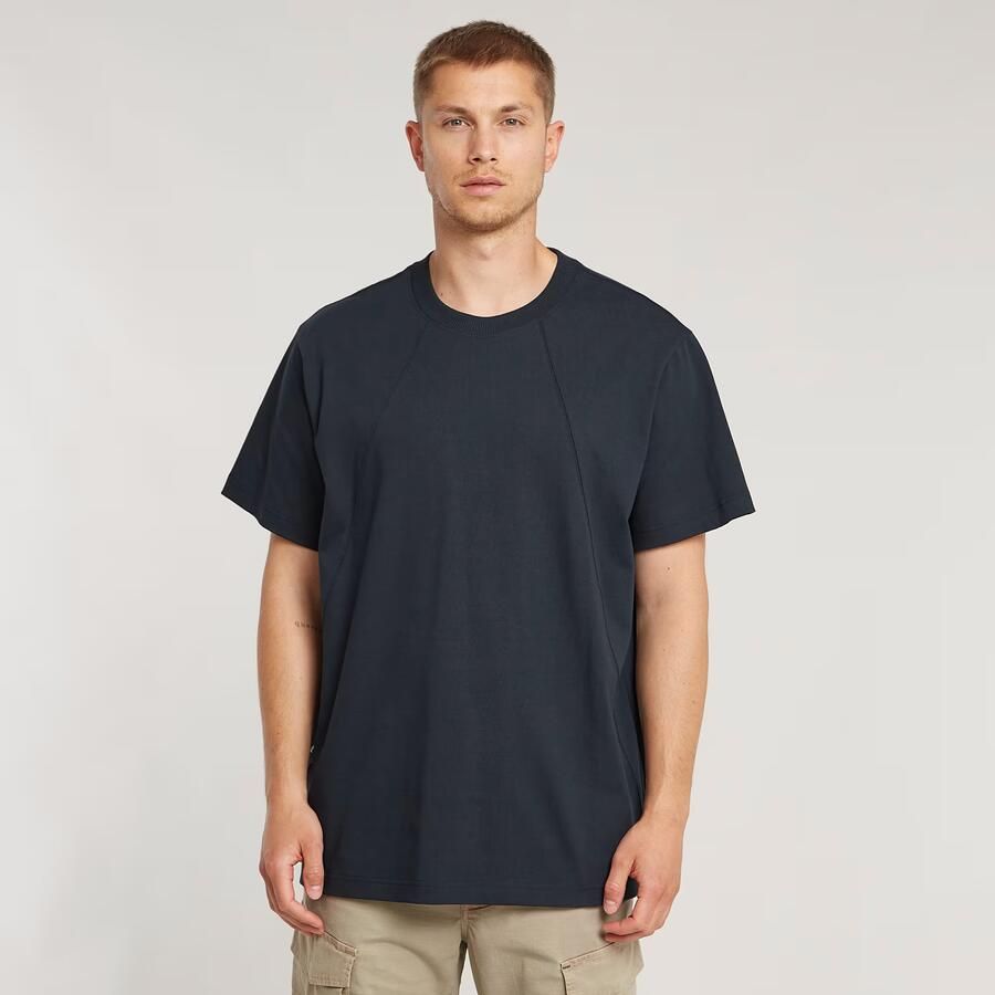 G-Star RAW Seam Detail Loose T-Shirt Donkerblauw Heren - Foto 7