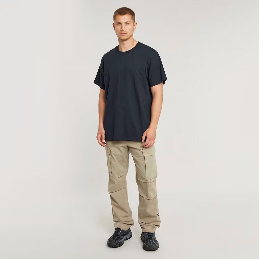 G-Star RAW Seam Detail Loose T-Shirt Donkerblauw Heren