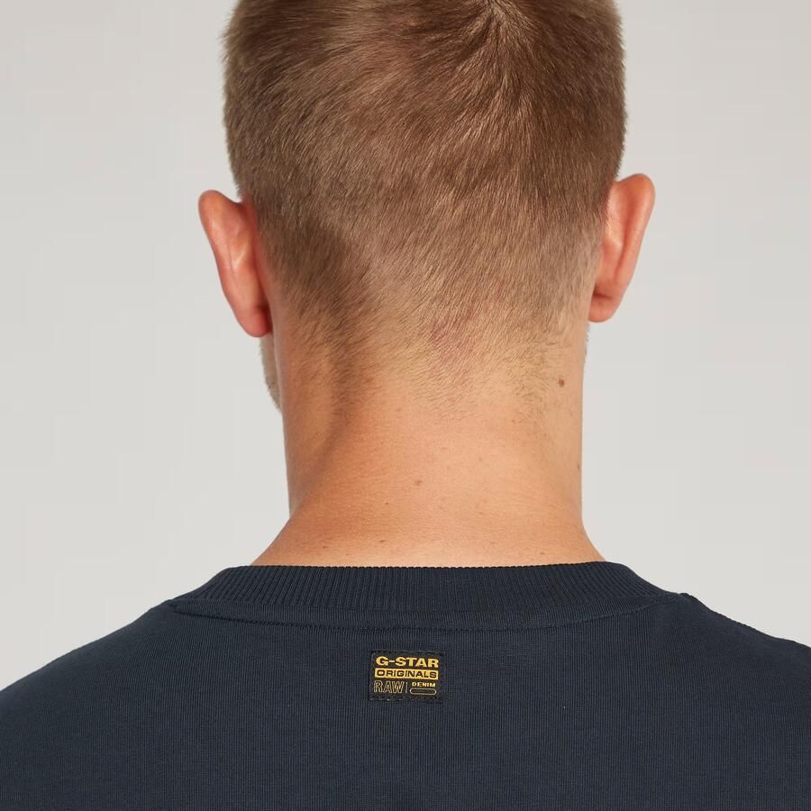 G-Star RAW Seam Detail Loose T-Shirt Donkerblauw Heren - Foto 2