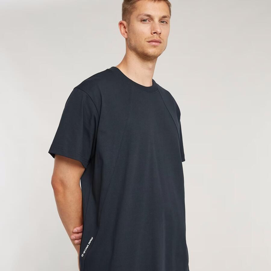 G-Star RAW Seam Detail Loose T-Shirt Donkerblauw Heren - Foto 3