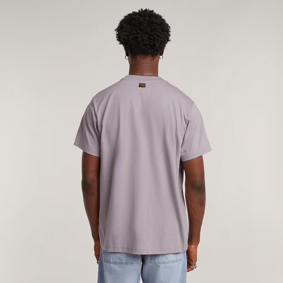 G-Star RAW Seam Detail Loose T-Shirt Grijs Heren