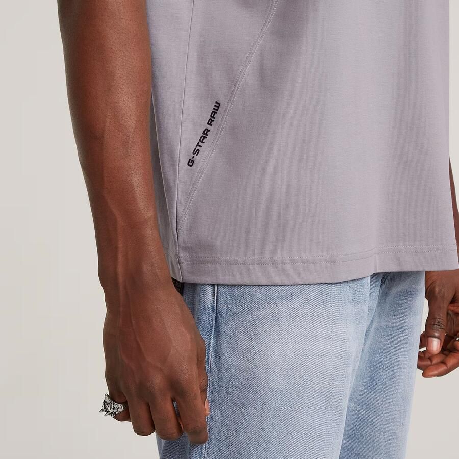 G-Star RAW Seam Detail Loose T-Shirt Grijs Heren - Foto 3