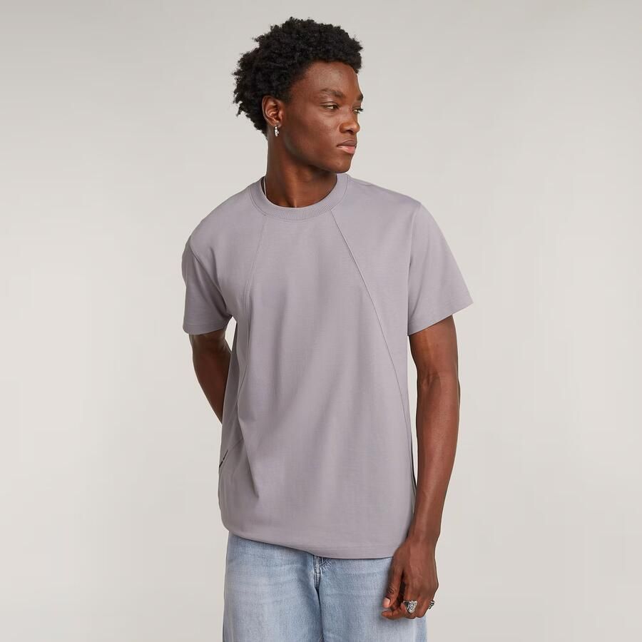 G-Star RAW Seam Detail Loose T-Shirt Grijs Heren - Foto 4