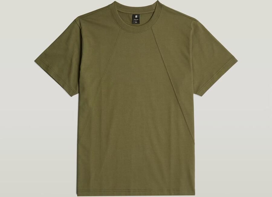 G-Star RAW Seam Detail Loose T-Shirt Groen Heren - Foto 6