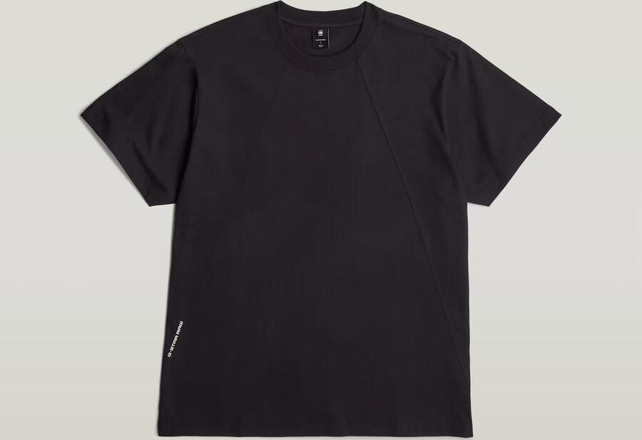 G-Star RAW Seam Detail Loose T-Shirt Zwart Heren - Foto 5