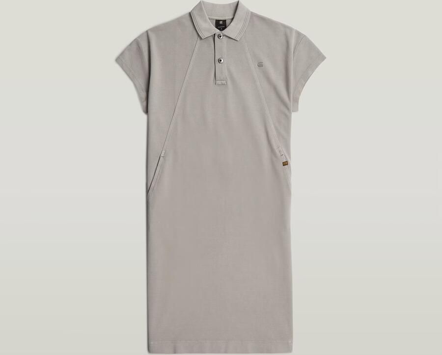 G-Star RAW Seam Detail Polojurk Beige Dames - Foto 6