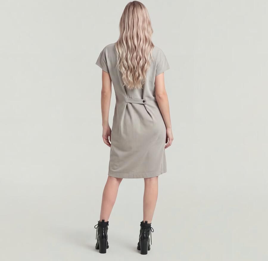 G-Star RAW Seam Detail Polojurk Beige Dames - Foto 2