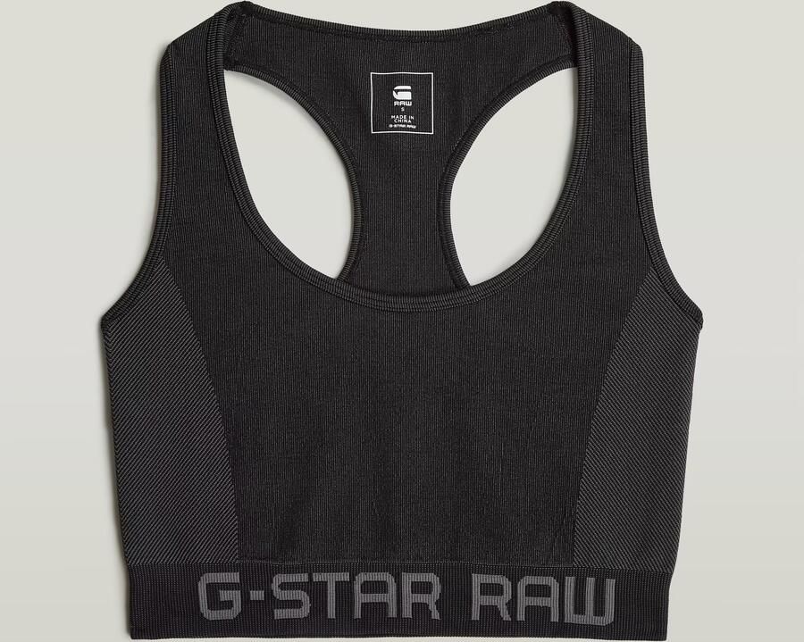 G-Star RAW Seamless Racerback Top Zwart Dames - Foto 4