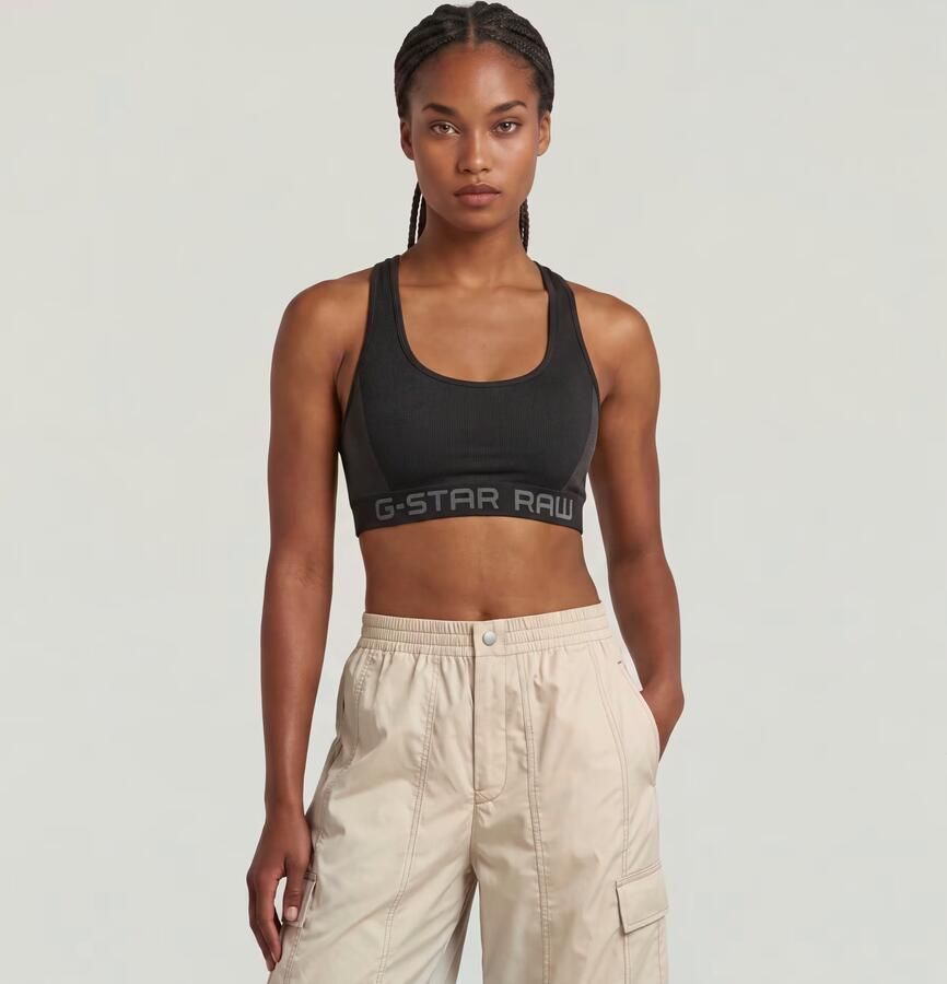 G-Star RAW Seamless Racerback Top Zwart Dames - Foto 3
