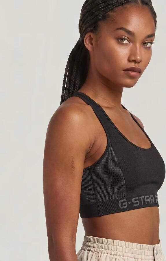 G-Star RAW Seamless Racerback Top Zwart Dames - Foto 6