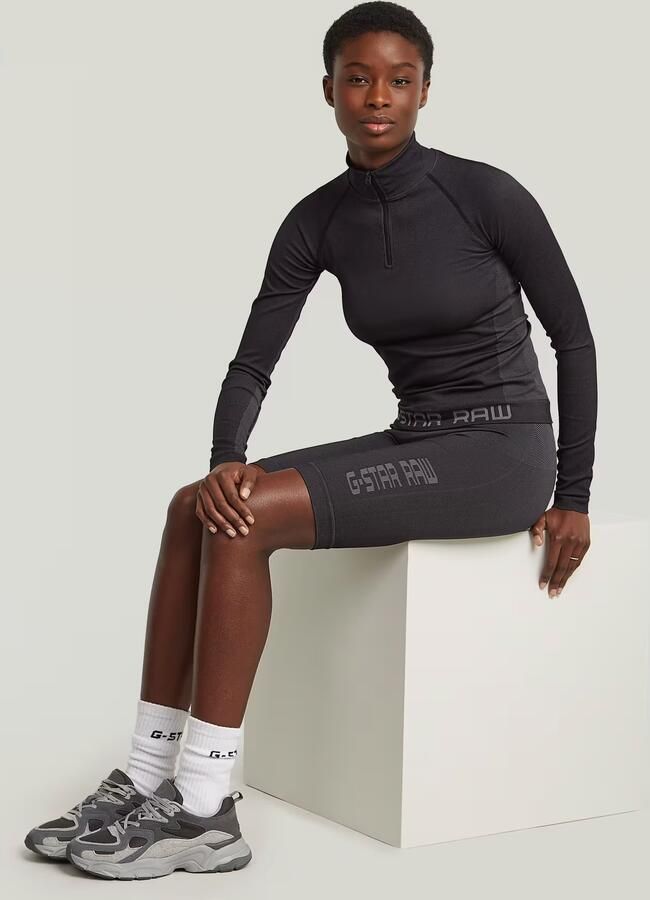 G-Star RAW Seamless Short Zwart Dames - Foto 4