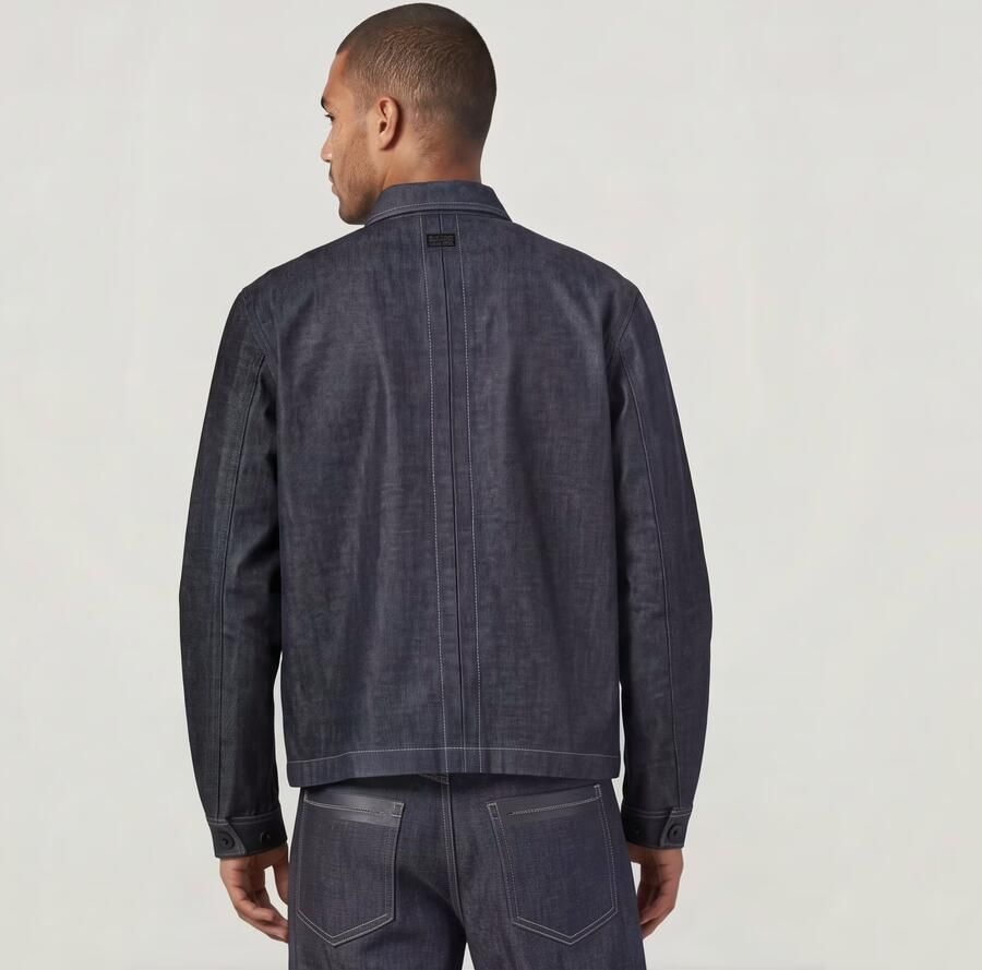 G-Star RAW Selvedge Denim Jack Donkerblauw Heren - Foto 3