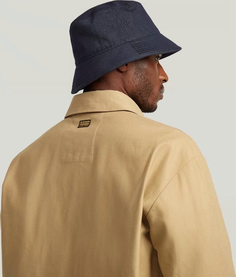 G-Star RAW Selvedge Overshirt Beige Heren - Foto 3