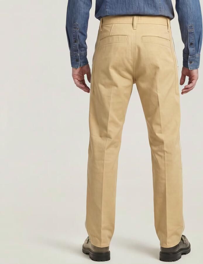 G-Star RAW Selvedge Straight Chino Beige Heren - Foto 6